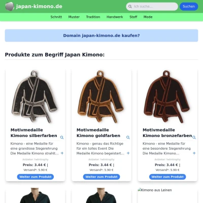 Screenshot japan-kimono.de