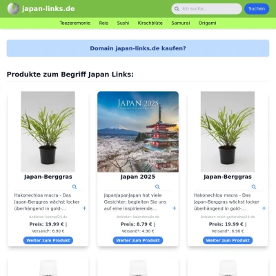 Screenshot japan-links.de