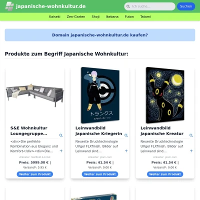 Screenshot japanische-wohnkultur.de
