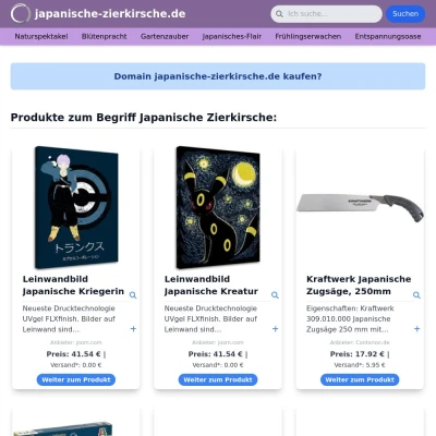 Screenshot japanische-zierkirsche.de