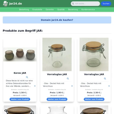 Screenshot jar24.de