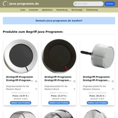 Screenshot java-programm.de