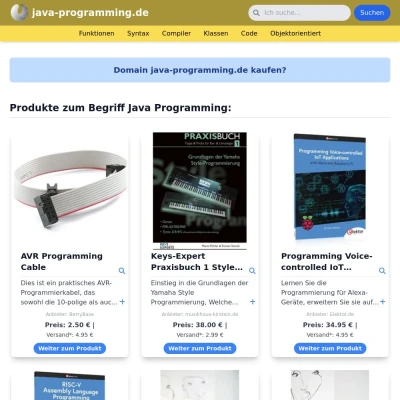 Screenshot java-programming.de