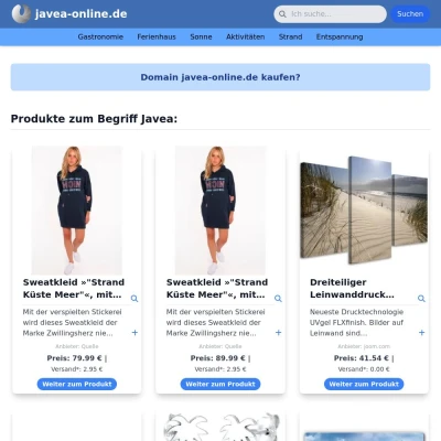 Screenshot javea-online.de