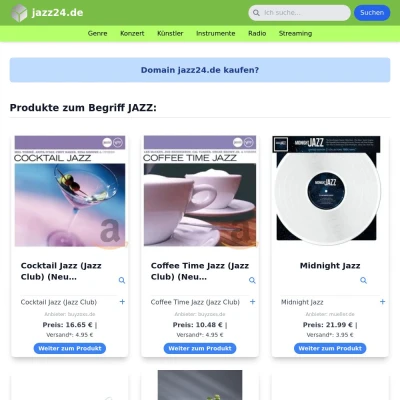 Screenshot jazz24.de