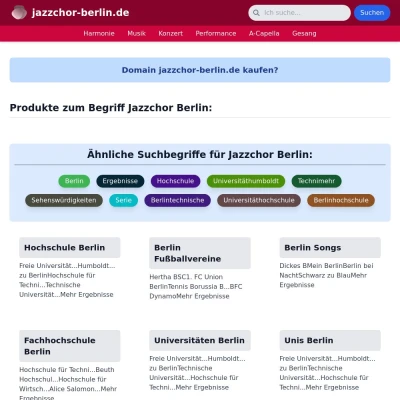 Screenshot jazzchor-berlin.de