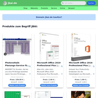 Screenshot jbai.de