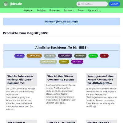 Screenshot jbbs.de