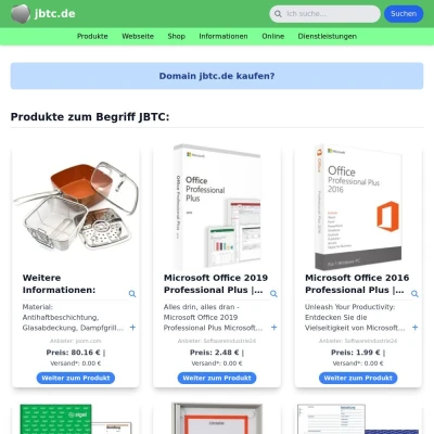 Screenshot jbtc.de