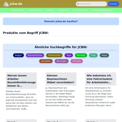 Screenshot jcbw.de