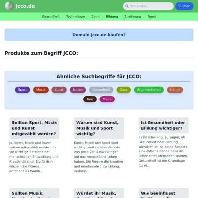 Screenshot jcco.de