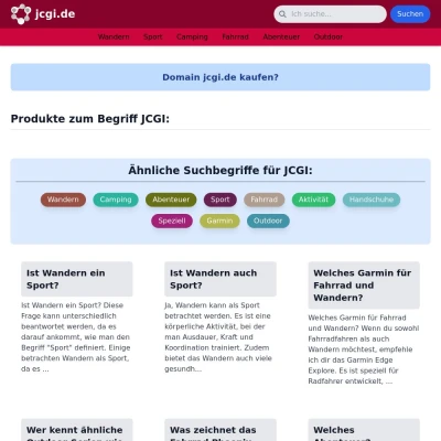 Screenshot jcgi.de