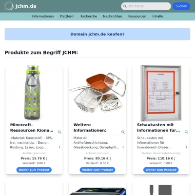Screenshot jchm.de