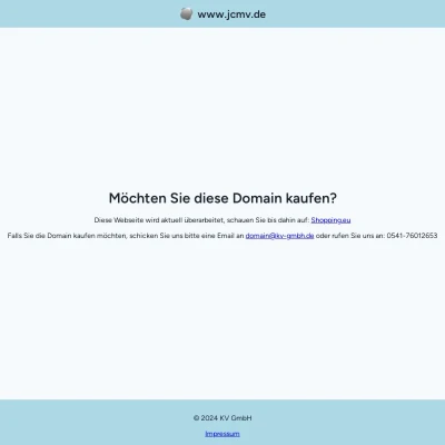 Screenshot jcmv.de