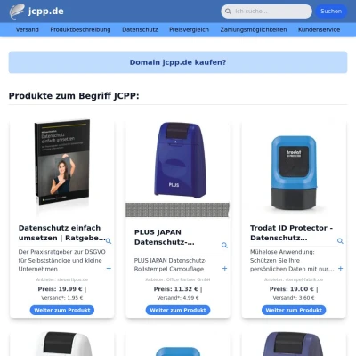 Screenshot jcpp.de