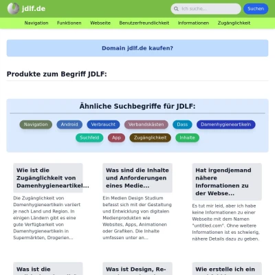 Screenshot jdlf.de