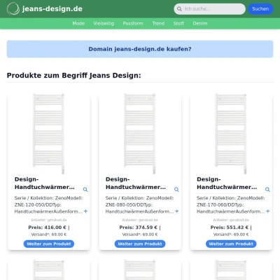 Screenshot jeans-design.de