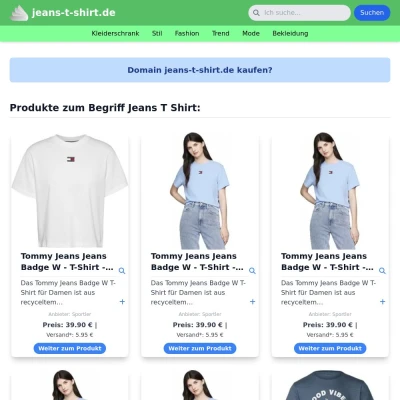 Screenshot jeans-t-shirt.de