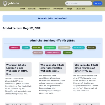 Screenshot jebb.de