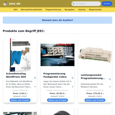 Screenshot jeec.de