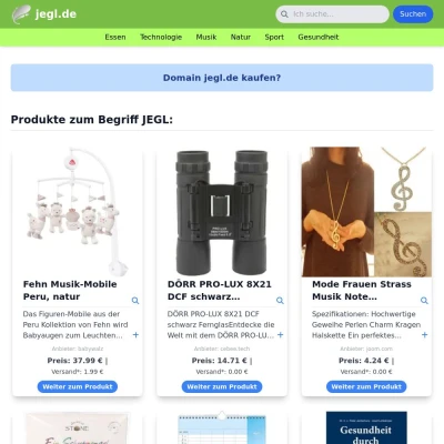 Screenshot jegl.de