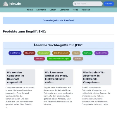 Screenshot jehc.de