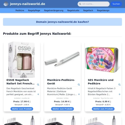 Screenshot jennys-nailsworld.de