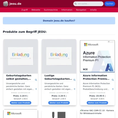 Screenshot jeou.de