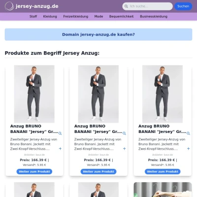 Screenshot jersey-anzug.de