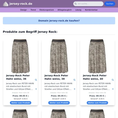 Screenshot jersey-rock.de