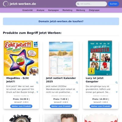 Screenshot jetzt-werben.de