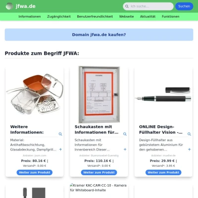 Screenshot jfwa.de