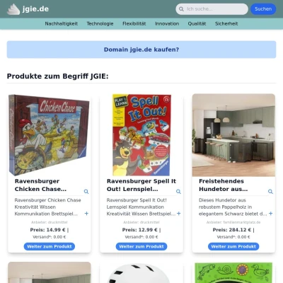 Screenshot jgie.de
