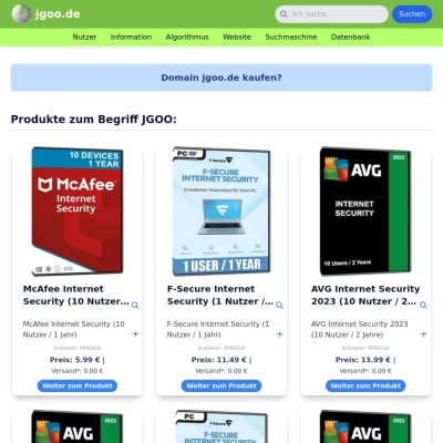 Screenshot jgoo.de