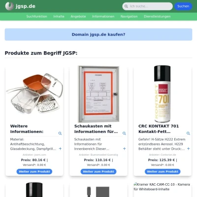 Screenshot jgsp.de