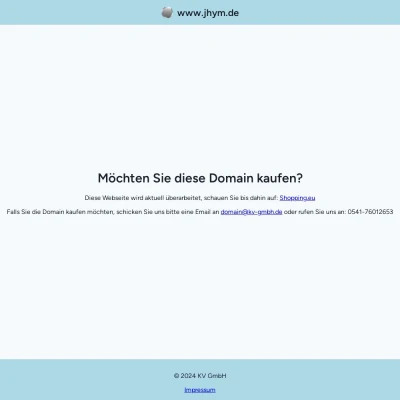 Screenshot jhym.de