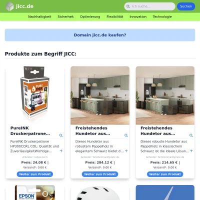 Screenshot jicc.de