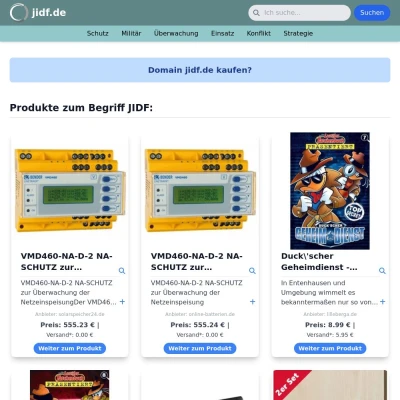 Screenshot jidf.de