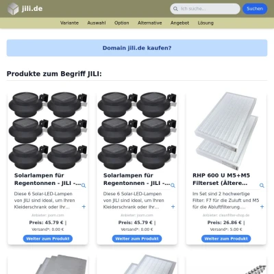 Screenshot jili.de