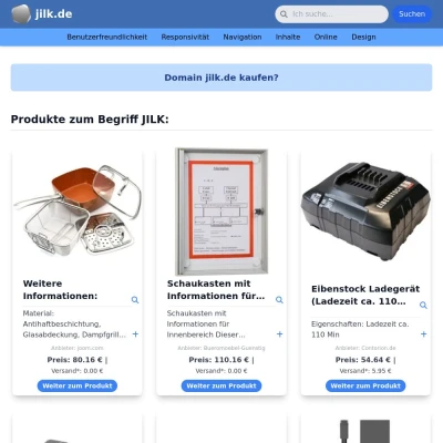 Screenshot jilk.de