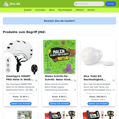 Screenshot jinz.de