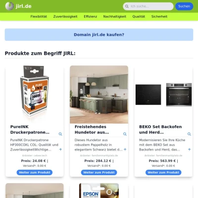Screenshot jirl.de