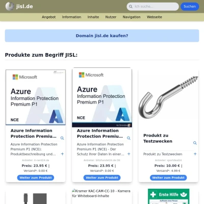 Screenshot jisl.de