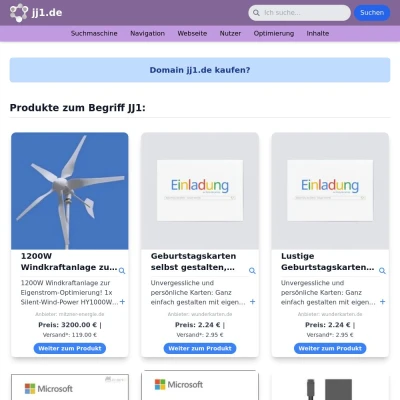 Screenshot jj1.de