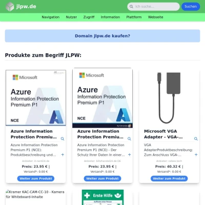 Screenshot jlpw.de