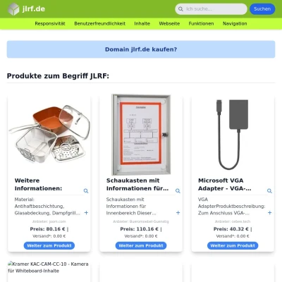 Screenshot jlrf.de