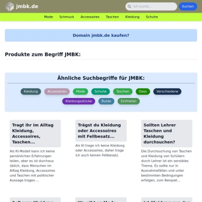 Screenshot jmbk.de