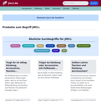 Screenshot jmcl.de