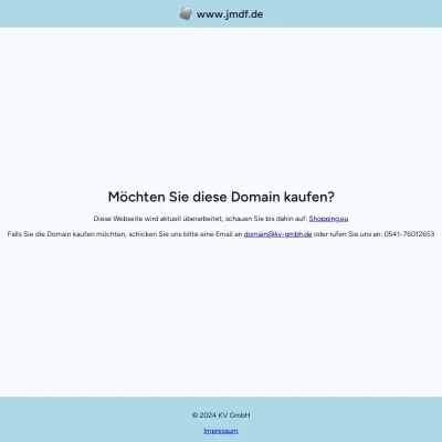 Screenshot jmdf.de