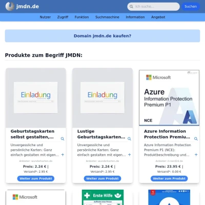 Screenshot jmdn.de